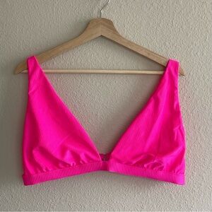aerie Hot Pink Bikini Top